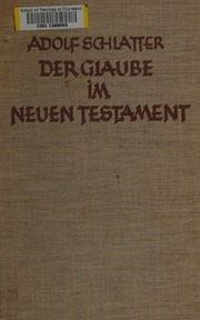 Cover of edition derglaubeimneuen0000schl