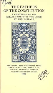 Cover of edition fathersofconstit00farruoft