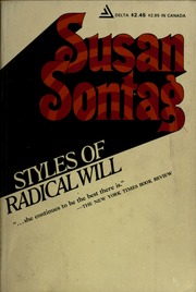 Cover of edition stylesofradicalw00sont