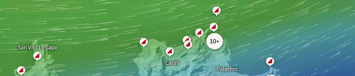 Windfinder spot map