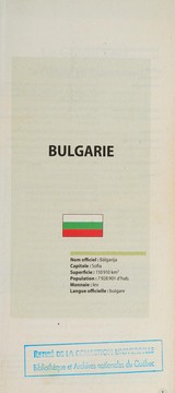 Cover of: Bulgarie