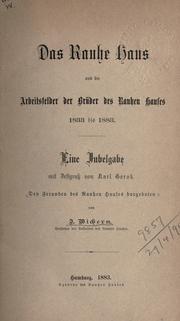 Cover of: Rauhe Haus: seine Kinder und Brüder.