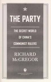 The Party by Richard McGregor