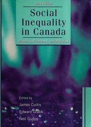 Cover of: Social inequality in Canada: patterns, problems, policies