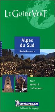 Cover of: Michelin THE GREEN GUIDE Alpes du Sud/Haute-Provence, 5e