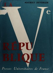 Cover of: La Cinquième République