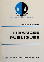 Cover of: Finances publiques