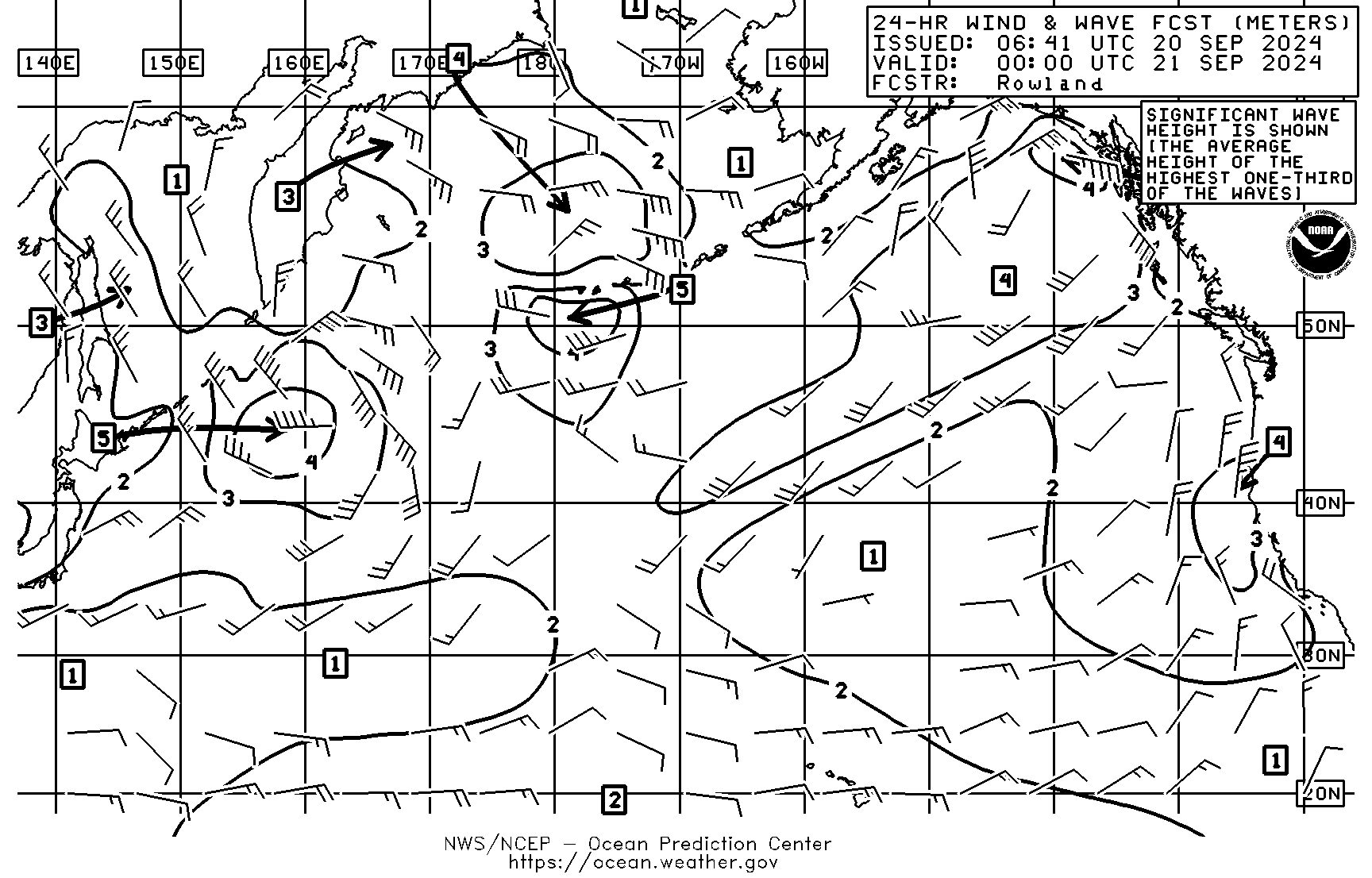 24 hour Pacific wind/wave 