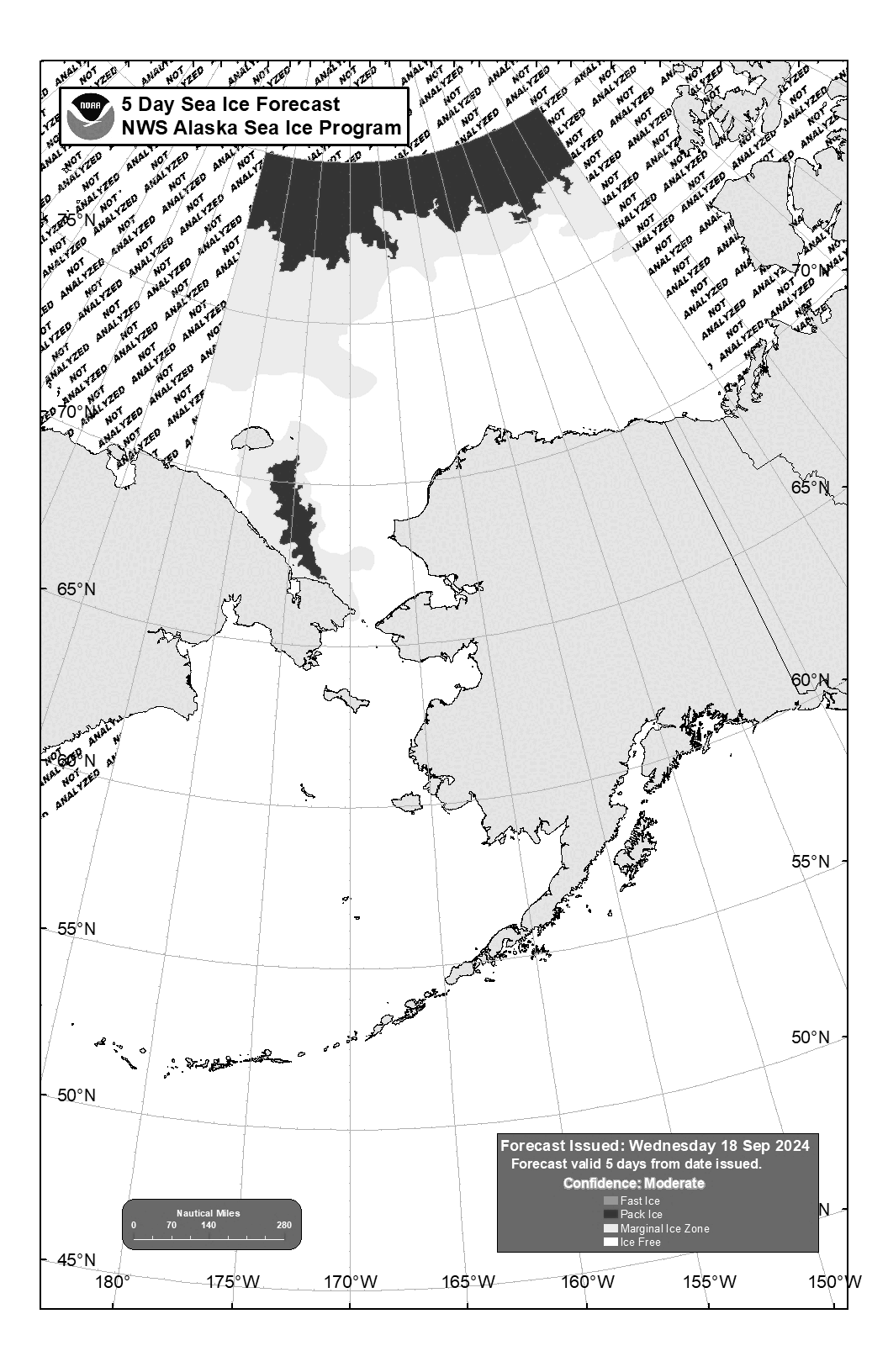 5 Day Sea Ice Forecast