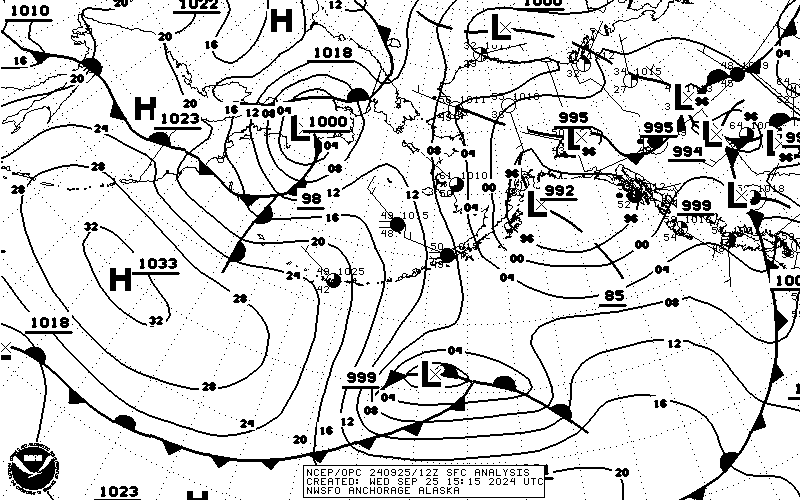 Alaska surface analysis 