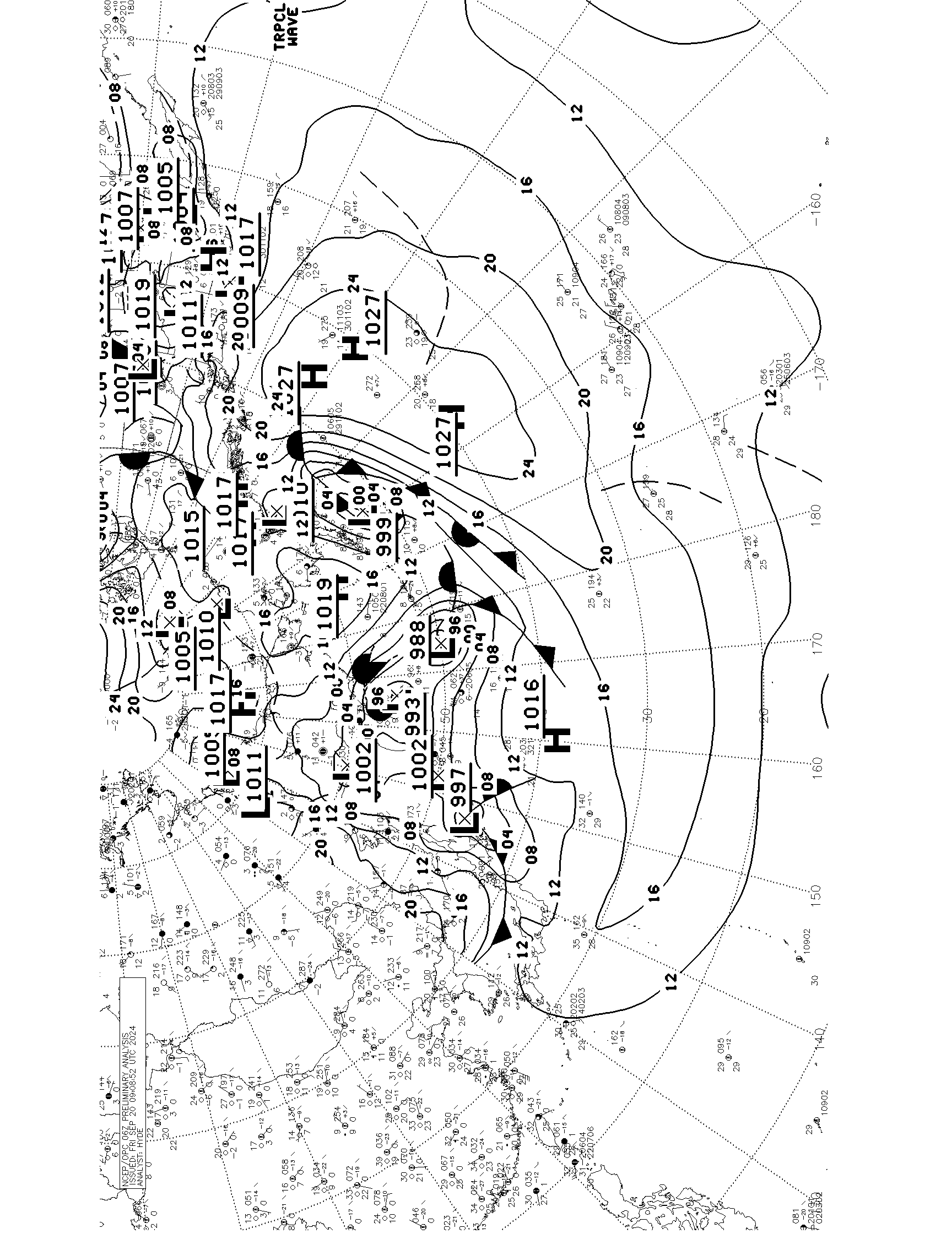 Alaska surface analysis 