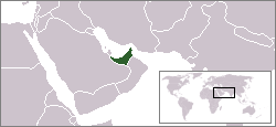 Location of Abū Dabī