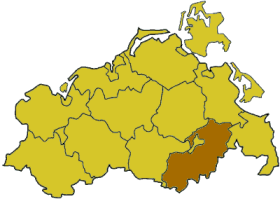 Landkreis Mecklenburg-Strelitz i Mecklenburg-Vorpommern