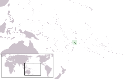 Kart over Den selvstendige staten Samoa