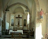 L'intérieur de l'église Saint-Martin.