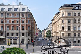 Tegnérgatan, Stockholm, sett fra Birger Jarlsgatan