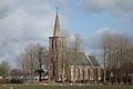 De kerk in het Noord-Hollandse Zwaag wordt als (tuf)stenen kerk vermeld