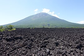 岩手山の焼走り熔岩流