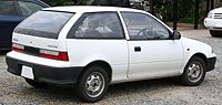 Suzuki Cultus 3-door hatchback (first facelift, Japan)