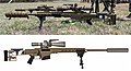 SOCOM MK 22 MOD 0 ASR (above) compared to Army MK 22 PSR (below)