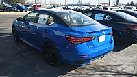 2024 Sentra SR (facelift, rear view)