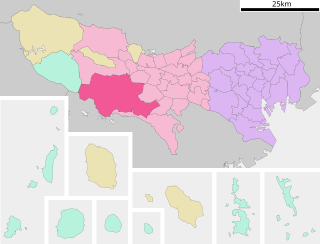 八王子市位置図