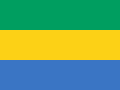 Det gabonske flagget