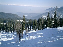 Pemandangan Distrik Baramulla, India.