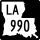 Louisiana Highway 990 marker