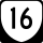 State Route 16 Alternate marker