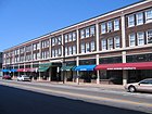 Gordon Square, Detroit–Shoreway's retail hub and slated to become an arts area in the near future.