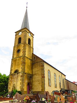 Kerk van Saint- / St. Martin in Lachambre / Kammern in Lothringen