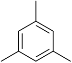 Formula di struttura del mesitilene