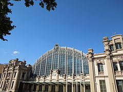 Façade sud-ouest, construite en 1910-1915.