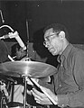 Max Roach circa 1979 overleden op 16 augustus 2007