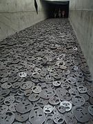 "Shalechet" (Abscission) installation by Menashe Kadishman, Jewish Museum Berlin