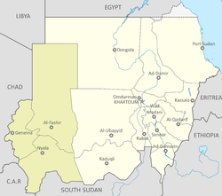 موقعیت Darfur