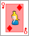 Queen of diamonds