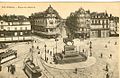 L'ancien tramway sur la place du Martroi...