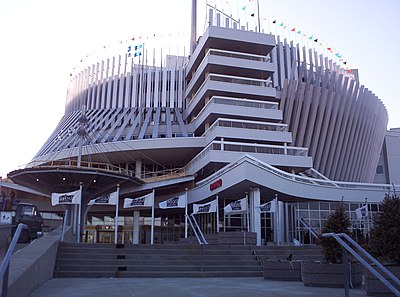 L'actuel Casino de Montréal. Logé dans l'ancien pavillon de la France, lors de l'exposition universelle de 1967, il a été inauguré le 9 octobre 1993.