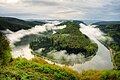 Blick von der Cloef auf die Saarschleife