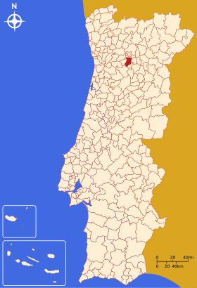 Localização de Lamego