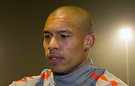 De Jong bij het Nederlands Elftal in 2011.