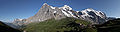 Eiger, Mönch, Jungfrau u.v.a.m. von der Kleinen Scheidegg (aus 5 Bildern zusammengesetzt)