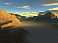 Image 11Terragen scene at Scenery generator, by Fir0002 (from Wikipedia:Featured pictures/Artwork/Others)