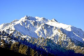 Vue du Monte Rotondo depuis Tralonca (Talcini).