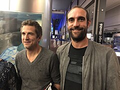 Guillaume Canet et Édouard Bergeon à Strasbourg