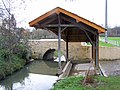 Lavoir sur la Bassanne (décembre 2009).