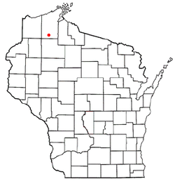 Location of Cable in Bayfield County, Wisconsin