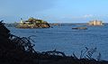 Bay of Morlaix with the Château du Taureau